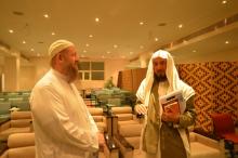 Brother Omar Bill Lowrey with Dr. Abdullah Abu-Eshy