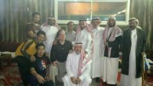 Prof. Robert Hofmaan & three new Muslims with eminent guests
